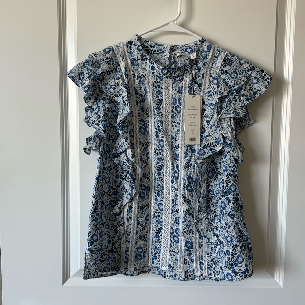 NWT Veronica Beard Cotton Top